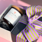 Mother's Day Meltable lotion candle gift  set with bow ready to gift Sonoma Apothecary grapefruit Lemongrass dual candle